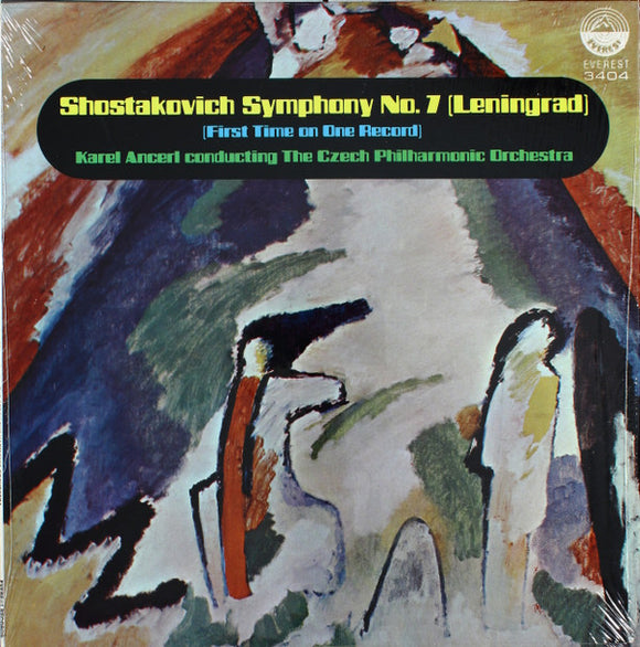 Dmitri Shostakovich - Karel Ančerl Conducting The Czech Philharmonic Orchestra : Symphony No. 7 Opus 60 (Leningrad) (LP)