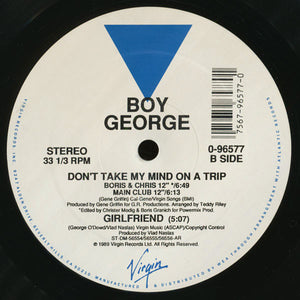 Boy George : Don't Take My Mind On A Trip (12")