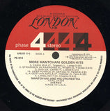 Mantovani And His Orchestra : More Mantovani Golden Hits (LP, Comp, Club)