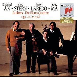 Johannes Brahms, Emanuel Ax, Isaac Stern, Jaime Laredo, Yo-Yo Ma : The Piano Quartets, Opp. 25, 26 & 60 (2xCD, Album)