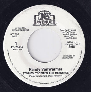 Randy Vanwarmer : Stories, Trophies And Memories (7", Promo)