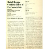 The Royal Philharmonic Orchestra, Rudolf Kempe, Bedřich Smetana, Antonín Dvořák, Jaromir Weinberger : Rudolf Kempe Conducts Music Of Czechoslovakia (LP, Comp)