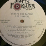 Bob Sanders (4) : Scraps and Napkins (LP, Album)