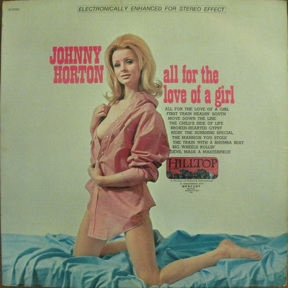 Johnny Horton : All For The Love Of A Girl (LP, Comp, Abr)