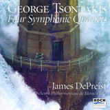 George Tsontakis, James DePreist, Orchestre Philharmonique De Monte-Carlo : Four Symphonic Quartets (CD, Album)