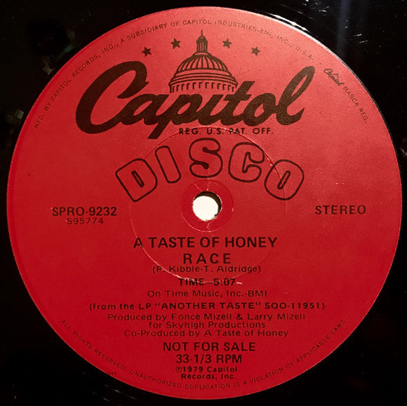 A Taste Of Honey : Race (12