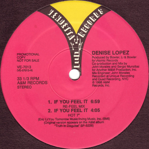 Denise Lopez : If You Feel It (12