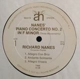 Richard Nanes : Piano Concerto No. 2 in F Minor - A Solo / Nocturnes Of The Celestial Sea (LP, Album)