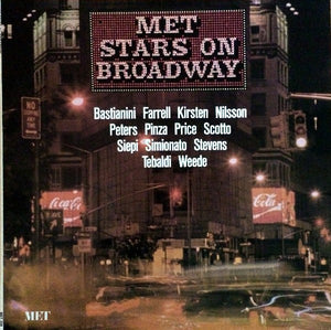 Various : Met Stars On Broadway (LP, Comp)