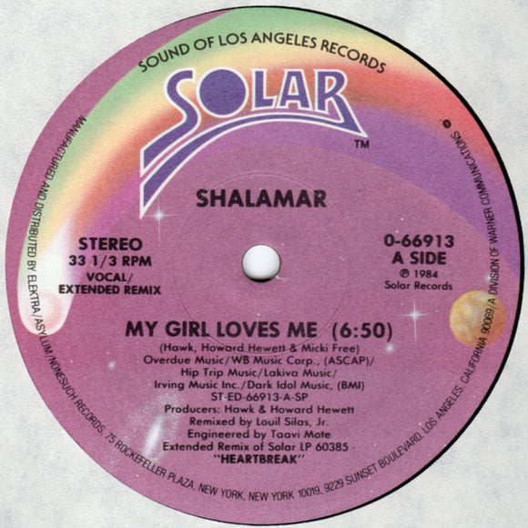 Shalamar : My Girl Loves Me (12