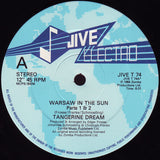 Tangerine Dream : Warsaw In The Sun (12", Single)