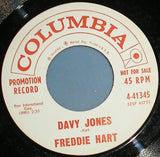 Freddie Hart : Davy Jones (7", Single, Promo)