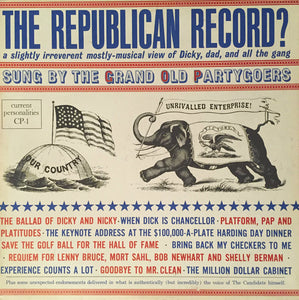 The Grand Old Partygoers : The Republican Record? (LP, Album, Mono)