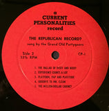 The Grand Old Partygoers : The Republican Record? (LP, Album, Mono)