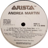 Andrea Martin : Let Me Return The Favor (12", Promo)