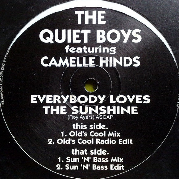 The Quiet Boys Featuring Camelle Hinds : Everybody Loves The Sunshine (12