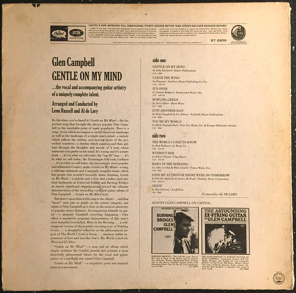 Glen Campbell - Gentle On My Mind: Best Of [CD] – UK Import, Neu & Originalversiegelt
