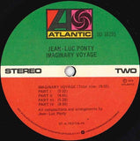 Jean-Luc Ponty : Imaginary Voyage (LP, Album, Pre)