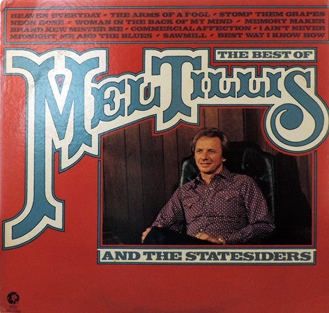 Mel Tillis And The Statesiders (2) : The Best Of Mel Tillis And The Statesiders (LP, Comp, Promo)