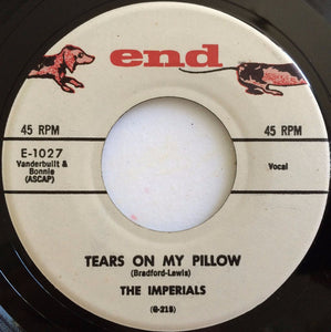 Little Anthony & The Imperials : Tears On My Pillow / Two People In The World (7", Single)