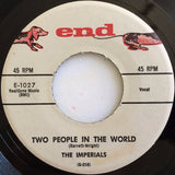 Little Anthony & The Imperials : Tears On My Pillow / Two People In The World (7", Single)