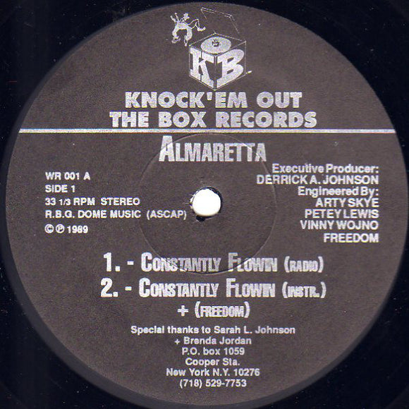 Almaretta : Constantly Flowin / Rhythm Killer (12