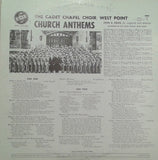 The Cadet Chapel Choir Of West Point : Church Anthems (LP)