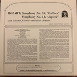 Wolfgang Amadeus Mozart, Erich Leinsdorf, The London Philharmonic Orchestra : Symphony No. 35 "Haffner" / Symphony No. 41 "Jupiter" (LP, Comp)