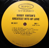 Bobby Vinton : Bobby Vinton's Greatest Hits Of Love (LP, Comp)