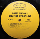 Bobby Vinton : Bobby Vinton's Greatest Hits Of Love (LP, Comp)