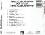 John Heard - Tom Ranier - Sherman Ferguson : Back To Back Heard, Ranier, Ferguson (CD, Album)