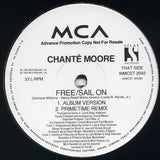 Chanté Moore : Free / Sail On (2x12", Promo)