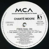 Chanté Moore : Free / Sail On (2x12", Promo)