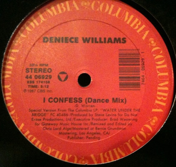 Deniece Williams : I Confess (12