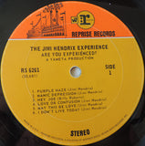 The Jimi Hendrix Experience : Are You Experienced (LP, Album, RE)