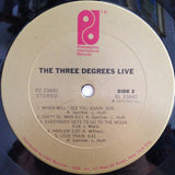 The Three Degrees : The Three Degrees Live (LP, Album, San)