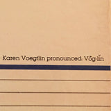 Karen Voegtlin : Love Explosion (LP, Album)