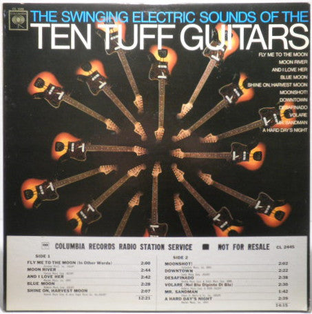 The Ten Tuff Guitars : The Swinging Electric Sounds Of The Ten Tuff Guitars (LP, Album, Mono, Promo)