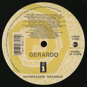 Gerardo : We Want The Funk (12")