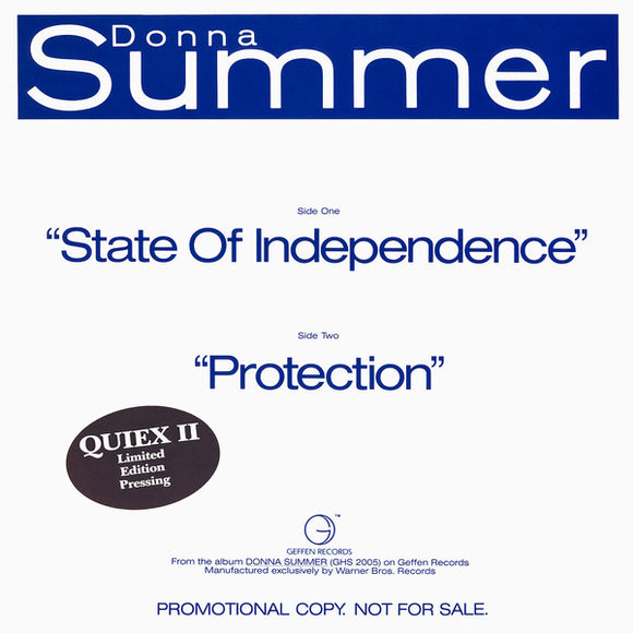 Donna Summer : State Of Independence / Protection (12