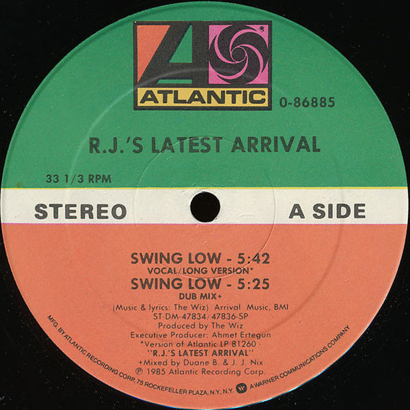 R.J.'s Latest Arrival : Swing Low (12