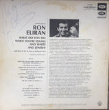 Ron Eliran : What Do You Do When You're Young & White & Jewish?" ...And Have To Be In Class At Half-Past Nine (LP, Album, Mono)