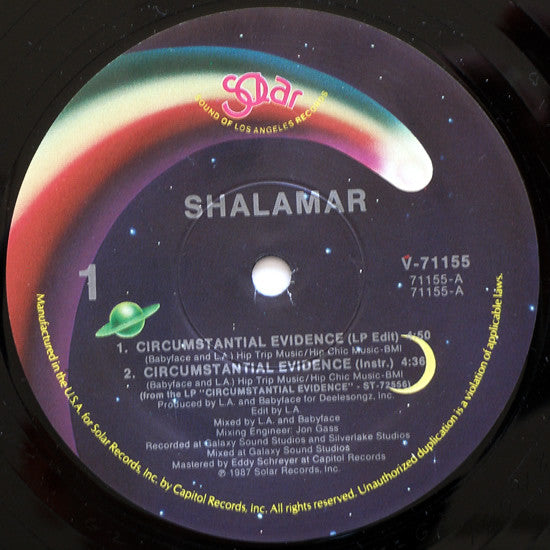 Shalamar : Circumstantial Evidence (12