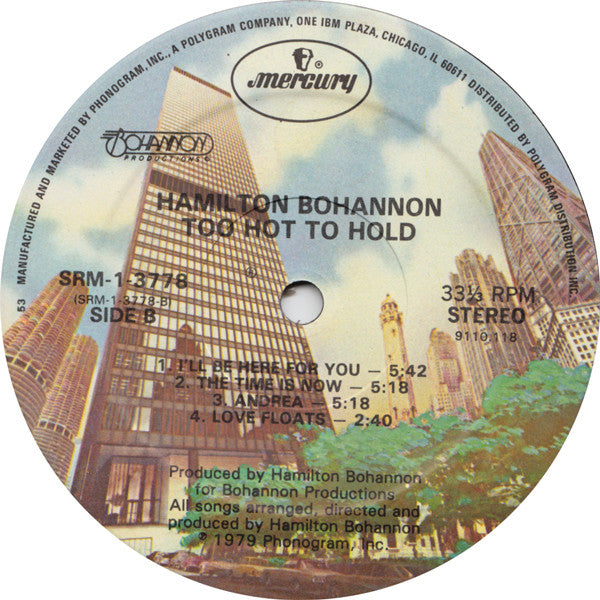 Buy Hamilton Bohannon : Too Hot To Hold (LP, Album) Online for a