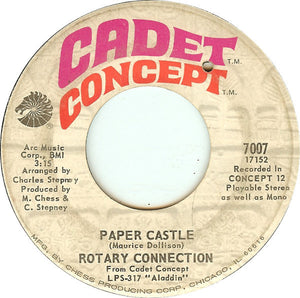 Rotary Connection : Paper Castle (7", Single)