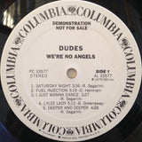 Dudes (3) : We're No Angels (LP, Album, Promo)