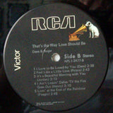 Dave And Sugar : That's The Way Love Should Be (LP, Album)