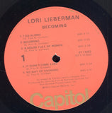 Lori Lieberman : Becoming (LP, Album, Los)