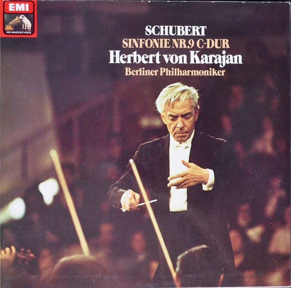 Franz Schubert - Berliner Philharmoniker - Herbert von Karajan : Symphony No. 9 C-Dur (LP, Album, Quad)