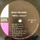 Rick Nelson* : Million Sellers (LP, Comp, Mono, RP, Pit)